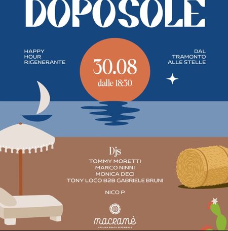 DOPO SOLE Happy Hour Rigenerante @ Macramé (copia)